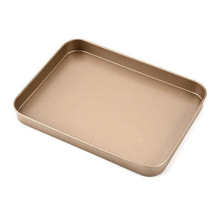Non-stick Rectangular Cake Pan Baking Oven Tray Dish Mold Bakeware Kitchen Tool-Golden.