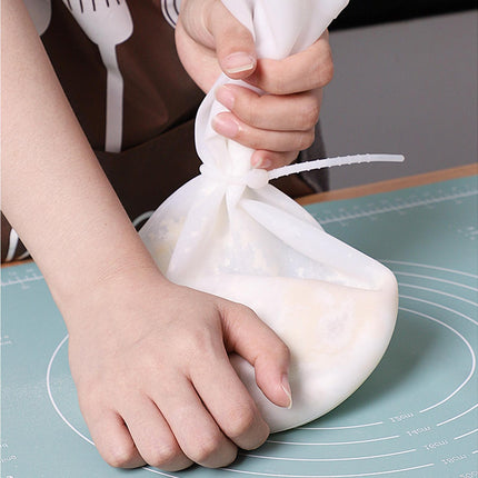 Kneading Dough Bag Food Grade Non-stick Silicone Non-deformation Flour Mixing Bag Baking Tool-L.