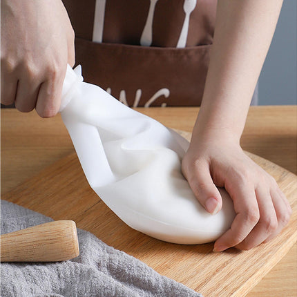 Kneading Dough Bag Food Grade Non-stick Silicone Non-deformation Flour Mixing Bag Baking Tool-L.