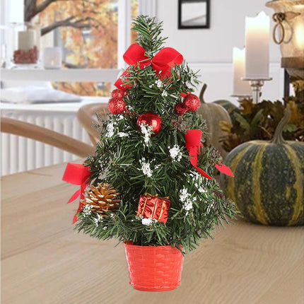 30cm Mini Christmas Tree Artificial Christmas Tree-Red.