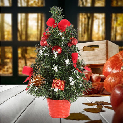 30cm Mini Christmas Tree Artificial Christmas Tree-Red.