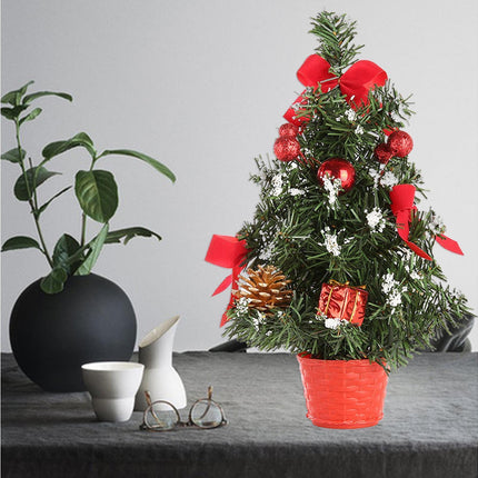 30cm Mini Christmas Tree Artificial Christmas Tree-Red.