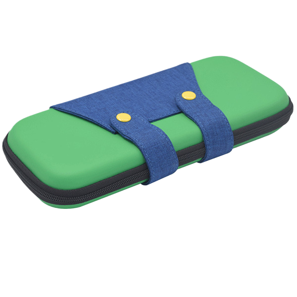 Carry Case Compatible with Nintendo Switch and New Switch2 Console with Pockets for Accessories and Games-Green.