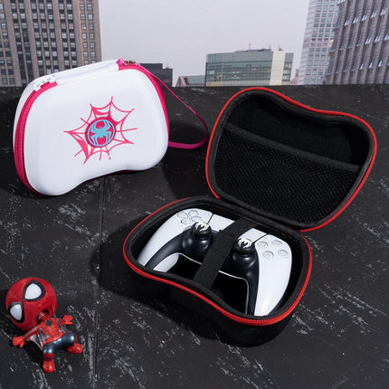 Gaming Controller Travel Carrying Case Compatible with Playstation 5 Wireless Controllers. Protective Storage Holder Bag Cover for PS5 Console (Box Only)-Black.