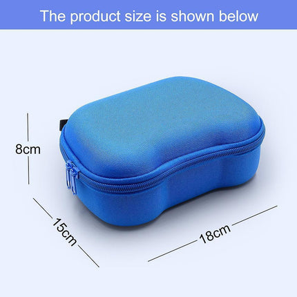 Gaming Controller Travel Carrying Case Compatible with Playstation 5 Wireless Controllers. Protective Storage Holder Bag Cover for PS5 Console (Box Only)-Black.
