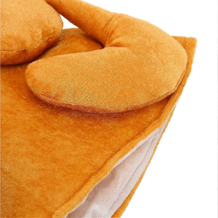 2PCS Roasted Turkey Hat Exquisite Thanksgiving Plush Turkey Hat for Halloween Costume Dress Up Party.