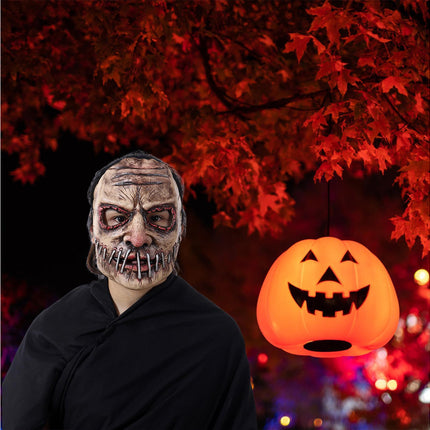 Halloween Costume Demon Mask Latex Full Head Halloween Realistic Masks for Halloween Holiday Parties Decor.