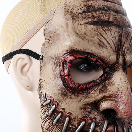 Halloween Costume Demon Mask Latex Full Head Halloween Realistic Masks for Halloween Holiday Parties Decor.