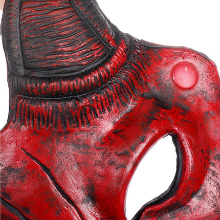 Halloween Masquerade Devil Mask Unique Scary Half Face Ram Horn Devil Mask for Halloween Costume Supplies.