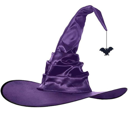 Halloween Party Felt Witch Hats Party Wide Brim Pointed Hat Accessory.