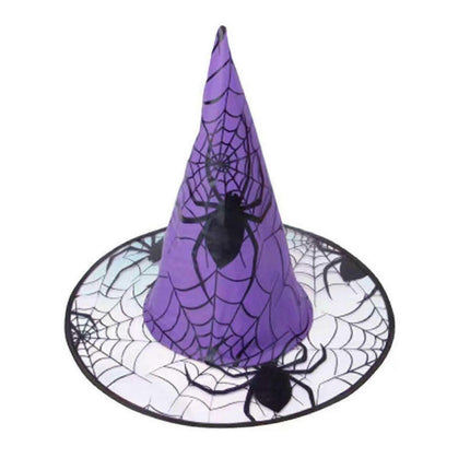Halloween Witch Hat Non-woven Hat Event Party Supplies Props Decoration-Orange.