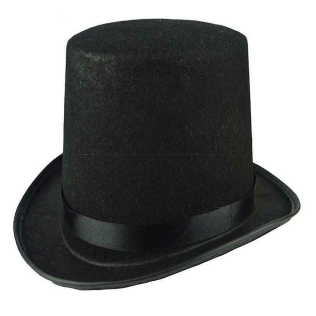 Unisex Halloween Headgear Spooky Skull Artificial Simulation Terror Headwear Prop Long - Black Hat.
