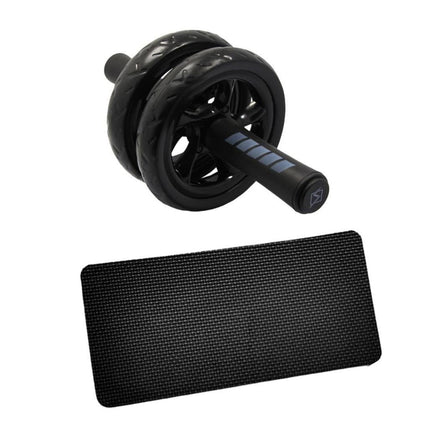 Abdominal trainer AB abdominal roller for training - abdominal muscle trainer / fitness strength training roller with knee pad.