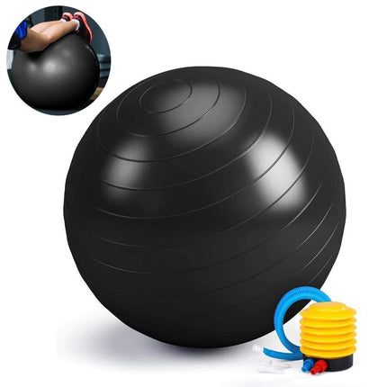 Anti-Burst Exercise Ball, Fitness & Yoga Ball Supports with Quick Pump for Gym, Chair.