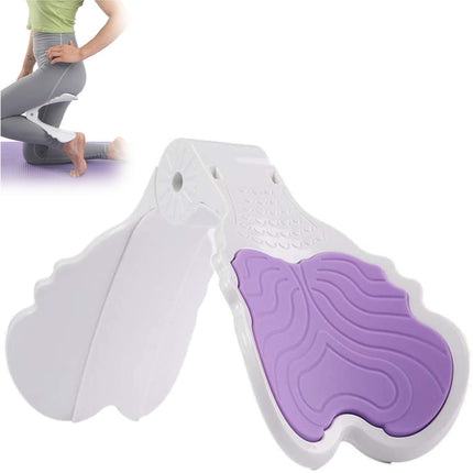 Hip Trainer, Thigh Master, Pelvic Floor Strengthening Device Women, Trainer for Postpartum Rehabilitation, Thigh Toner Workout Exerciser - Purple.