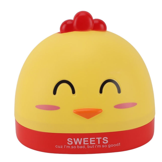 Tissue Dispenser Box Plastic Cartoon  Shaped Tissue Container for Countertop Yellow.