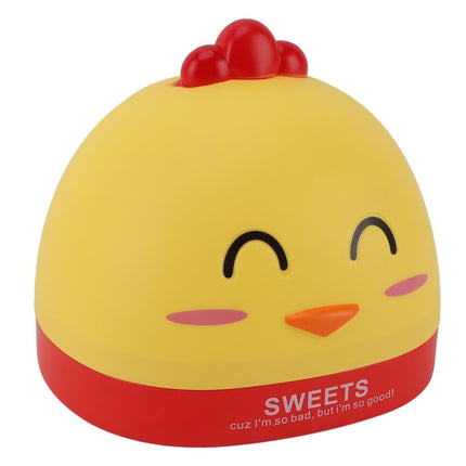 Tissue Dispenser Box Plastic Cartoon  Shaped Tissue Container for Countertop Yellow.