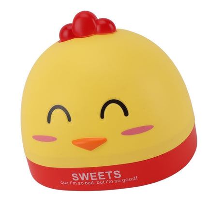 Tissue Dispenser Box Plastic Cartoon  Shaped Tissue Container for Countertop Yellow.