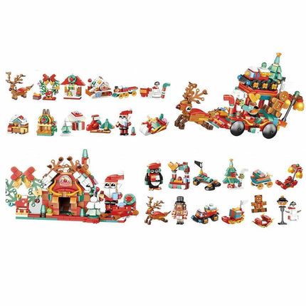 2024 Advent Calendar Christmas Building Block 24 Days Countdown Surprise Box.
