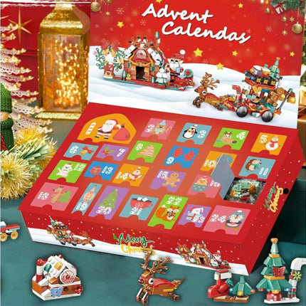 2024 Advent Calendar Christmas Building Block 24 Days Countdown Surprise Box.