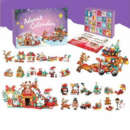 2024 Advent Calendar Christmas Building Block 24 Days Countdown Surprise Box.