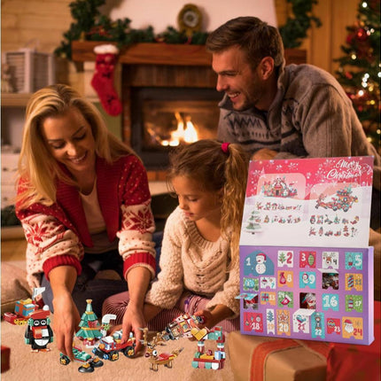 2024 Advent Calendar Christmas Building Block 24 Days Countdown Surprise Box.
