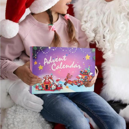 2024 Advent Calendar Christmas Building Block 24 Days Countdown Surprise Box.