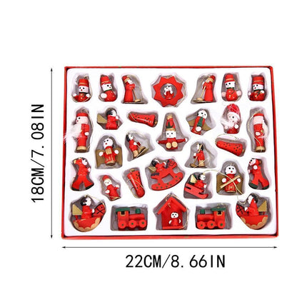 2024 Christmas Advent Calendars Countdown Toys Set for Girls Boys Surprise Gift Christmas Tree Different Decoration Pendant.