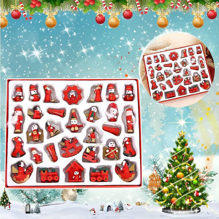 2024 Christmas Advent Calendars Countdown Toys Set for Girls Boys Surprise Gift Christmas Tree Different Decoration Pendant.