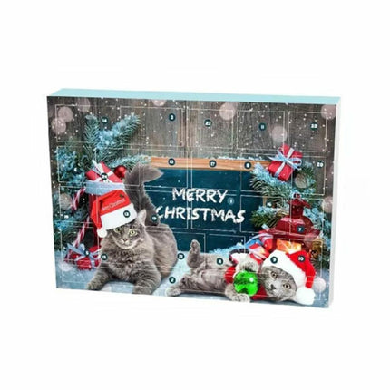 Cat Advent Calendar 2024 Christmas Countdown Calendar Xmas Gift for Kitten Toys 24Pcs.