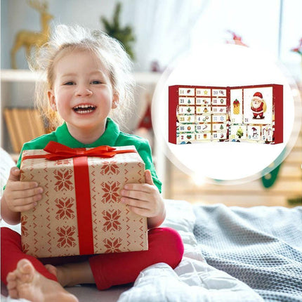 Christmas 24 Days Countdown Gift Box Christmas Calendar Decompression Toy Set Christmas Gifts for Boy and Girls.