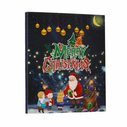 Christmas Advent Calendar DIY Bracelet Charm 24 Days Countdown Calendar Box.