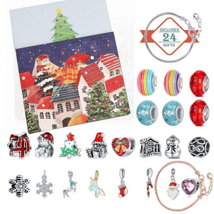 DIY Christmas Bracelet Advent Calendar.
