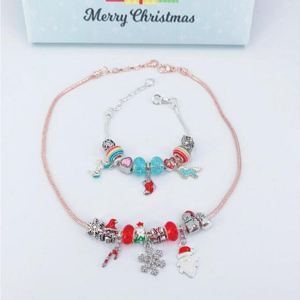 DIY Christmas Bracelet Necklace Advent Calendar.