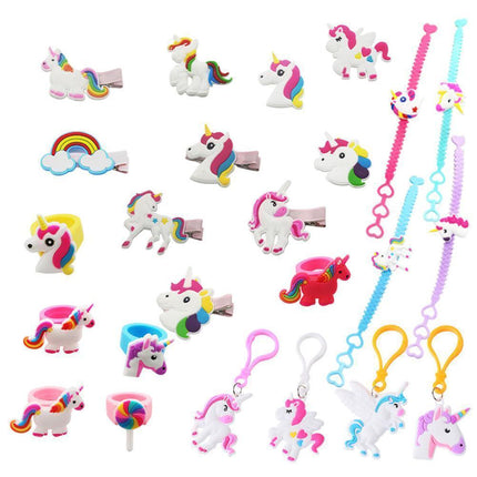Christmas Countdown Calendar 24Pcs Hair Accessories Cartoon Hair Clips Bracelets Christmas Advent Calendar Party Favors Classroom Prizes.
