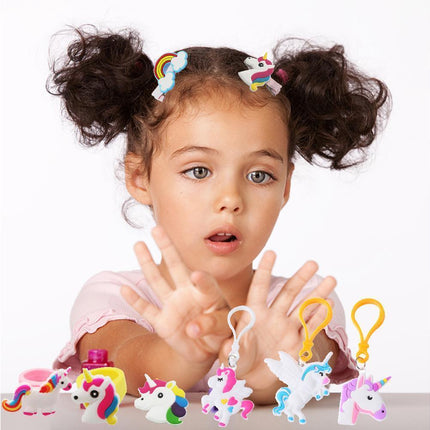 Christmas Countdown Calendar 24Pcs Hair Accessories Cartoon Hair Clips Bracelets Christmas Advent Calendar Party Favors Classroom Prizes.