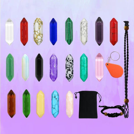 24-Day Christmas Advent Calendars Rhinestone Bracelet Countdown Calendar Jewellery Making Blind Box.