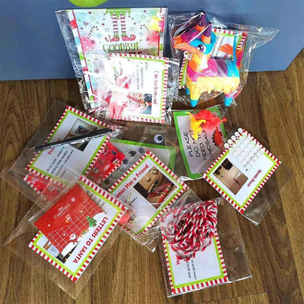 24 Days Christmas Countdown Calendars Elf Kit Xmas Blind Box.