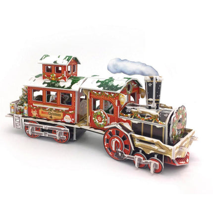 3D Christmas Train Jigsaw Puzzles Jigsaw Express for Christmas Birthday and Valentine Gift.