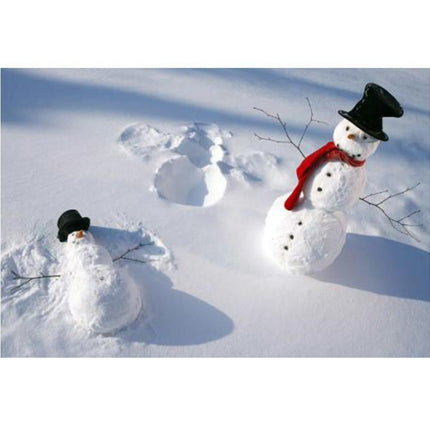 Wooden Simulation Christmas Snowman Costume Set Accessories Family Snowman Kit Toy Gift.