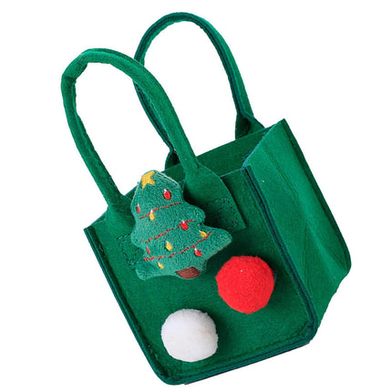 Christmas Felt Candy Bag Christmas Treat Bag Gift Bag for Boy and Girl Holiday Parties Teachers Decorations Christmas Tree.