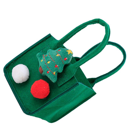 Christmas Felt Candy Bag Christmas Treat Bag Gift Bag for Boy and Girl Holiday Parties Teachers Decorations Christmas Tree.