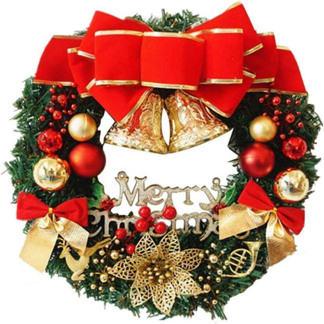 Creative Christmas Door Wreath Christmas Garland Wreaths 30cm.