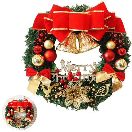 Creative Christmas Door Wreath Christmas Garland Wreaths 30cm.