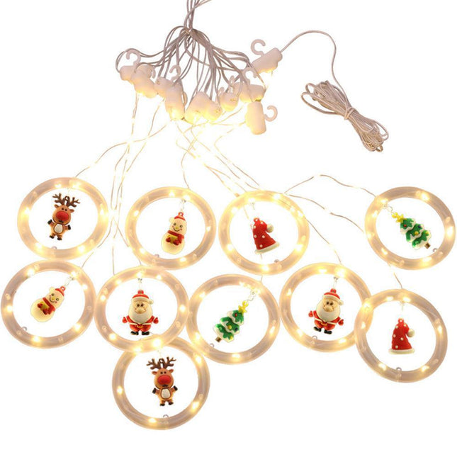 3 Meters USB Powered LED Christmas Decor Round Light Hanging Ornament Light.