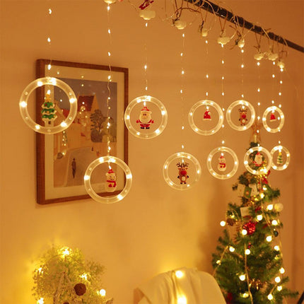 3 Meters USB Powered LED Christmas Decor Round Light Hanging Ornament Light.