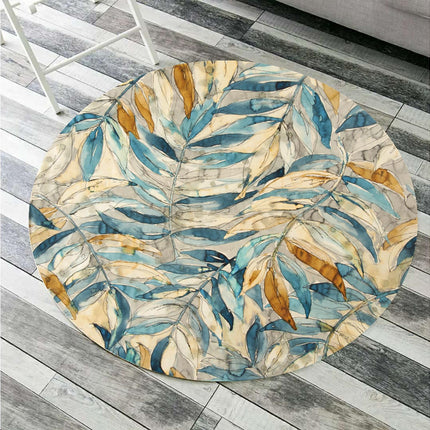Beach Blanket Soft Absorbent Polyester Pretty Floral Printed Beach Towel for Picnic-18.