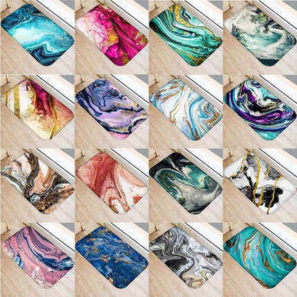 Color Palette Kitchen Hallway Mat Entrance Rug Floor Non-slip Bathroom Carpet.