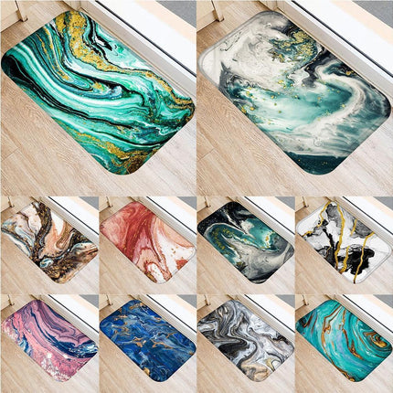 Color Palette Kitchen Hallway Mat Entrance Rug Floor Non-slip Bathroom Carpet.