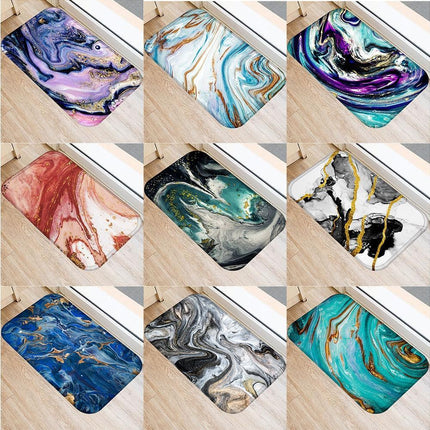 Color Palette Kitchen Hallway Mat Entrance Rug Floor Non-slip Bathroom Carpet.